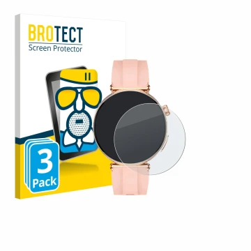 Front side of a product packaging with the brand logo BROTECT. Next to it is the device Knauermann Pro 4 Mini 2026 shown with 