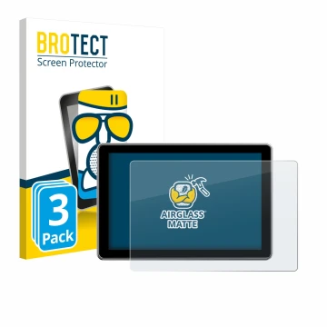 Front side of a product packaging with the brand logo BROTECT. Next to it is the device Rollei Viltrox DC-L2 7