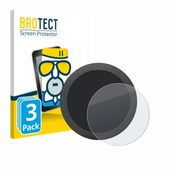 Front side of a product packaging with the brand logo BROTECT. Next to it is the device Elecrow Display 2.8