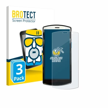 Front side of a product packaging with the brand logo BROTECT. Next to it is the device Unitech EA510 shown with the correspon