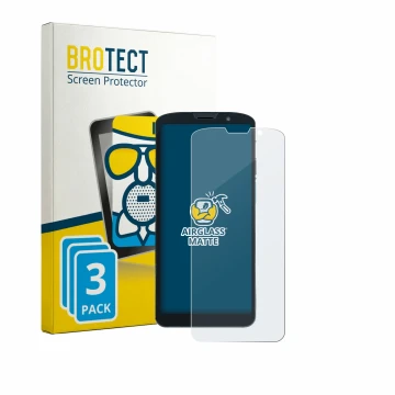Front side of a product packaging with the brand logo BROTECT. Next to it is the device Unitech EA630 shown with the correspon
