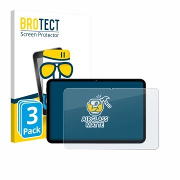 Front side of a product packaging with the brand logo BROTECT. Next to it is the device VekfulPC T60 Pro 13.4