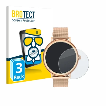 Front side of a product packaging with the brand logo BROTECT. Next to it is the device Ruxingx AK98 1.19