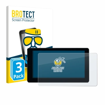 Front side of a product packaging with the brand logo BROTECT. Next to it is the device Zontes 368K shown with the correspondi