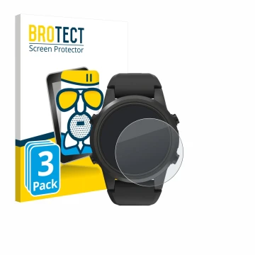 Front side of a product packaging with the brand logo BROTECT. Next to it is the device Shearwater TERN TX shown with the corr