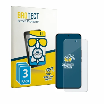 Front side of a product packaging with the brand logo BROTECT. Next to it is the device Oppo K15 Pro shown with the correspond
