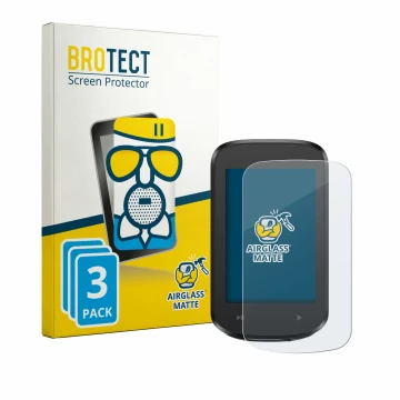 Front side of a product packaging with the brand logo BROTECT. Next to it is the device igpsport BSC100MAX shown with the corr