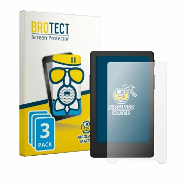 Front side of a product packaging with the brand logo BROTECT. Next to it is the device Xteink X4 Classic (X4 V2) shown with t