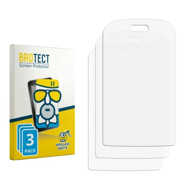 Front side of a product packaging with the brand logo BROTECT. Next to it is the corresponding screen protector.