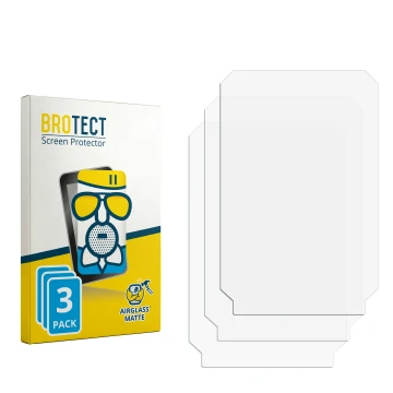 Front side of a product packaging with the brand logo BROTECT. Next to it is the corresponding screen protector.