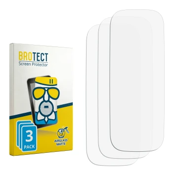 Front side of a product packaging with the brand logo BROTECT. Next to it is the corresponding screen protector.