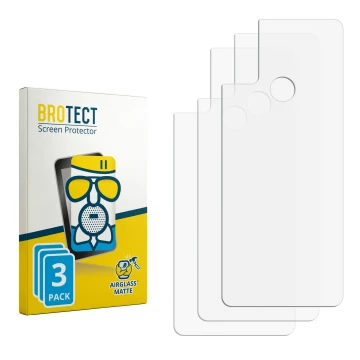 Front side of a product packaging with the brand logo BROTECT. Next to it is the corresponding screen protector.