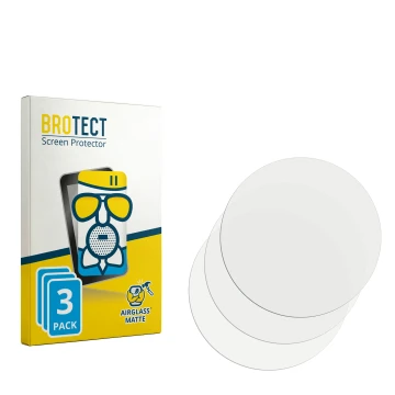Front side of a product packaging with the brand logo BROTECT. Next to it is the corresponding screen protector.