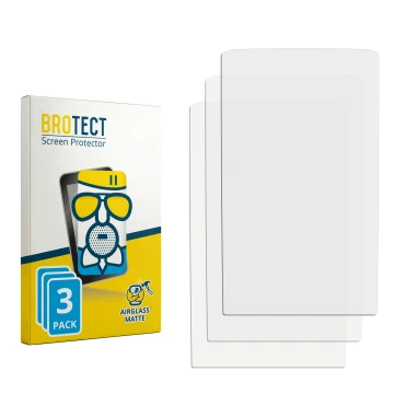 Front side of a product packaging with the brand logo BROTECT. Next to it is the corresponding screen protector.