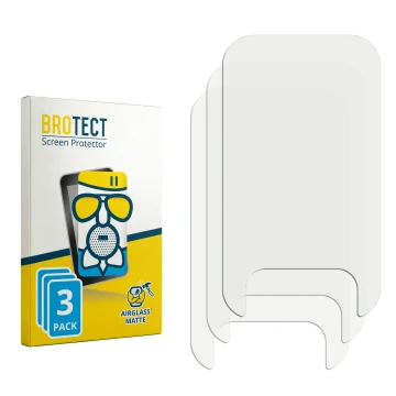 Front side of a product packaging with the brand logo BROTECT. Next to it is the corresponding screen protector.