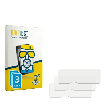 Front side of a product packaging with the brand logo BROTECT. Next to it is the corresponding screen protector.