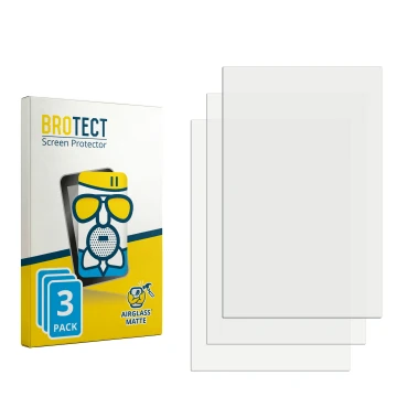 Front side of a product packaging with the brand logo BROTECT. Next to it is the corresponding screen protector.