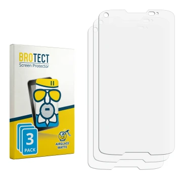 Front side of a product packaging with the brand logo BROTECT. Next to it is the corresponding screen protector.