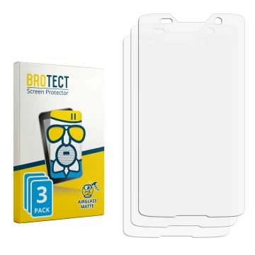 Front side of a product packaging with the brand logo BROTECT. Next to it is the corresponding screen protector.