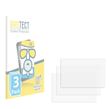 Front side of a product packaging with the brand logo BROTECT. Next to it is the corresponding screen protector.