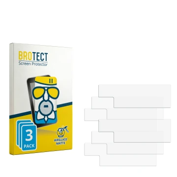 Front side of a product packaging with the brand logo BROTECT. Next to it is the corresponding screen protector.