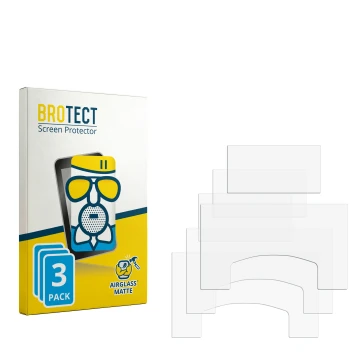Front side of a product packaging with the brand logo BROTECT. Next to it is the corresponding screen protector.