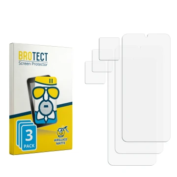Front side of a product packaging with the brand logo BROTECT. Next to it is the corresponding screen protector.
