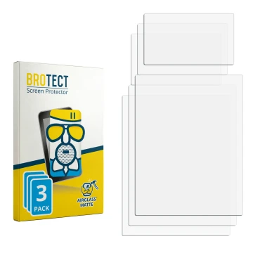 Front side of a product packaging with the brand logo BROTECT. Next to it is the corresponding screen protector.