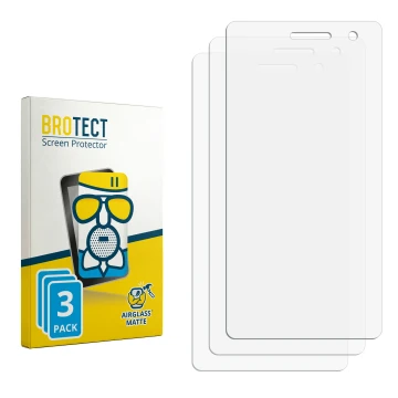 Front side of a product packaging with the brand logo BROTECT. Next to it is the corresponding screen protector.