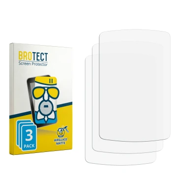 Front side of a product packaging with the brand logo BROTECT. Next to it is the corresponding screen protector.