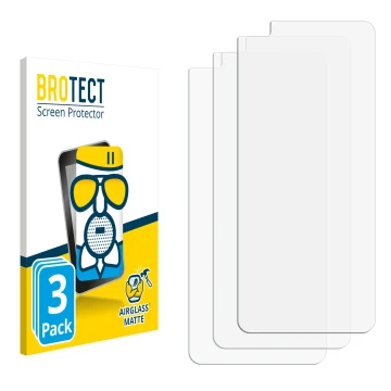 Front side of a product packaging with the brand logo BROTECT. Next to it is the corresponding screen protector.