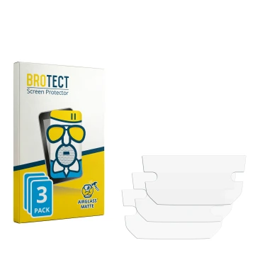 Front side of a product packaging with the brand logo BROTECT. Next to it is the corresponding screen protector.