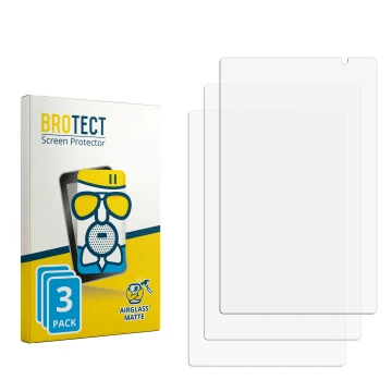 Front side of a product packaging with the brand logo BROTECT. Next to it is the corresponding screen protector.