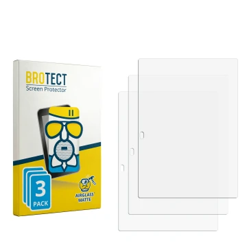 Front side of a product packaging with the brand logo BROTECT. Next to it is the corresponding screen protector.