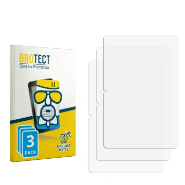 Front side of a product packaging with the brand logo BROTECT. Next to it is the corresponding screen protector.
