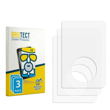Front side of a product packaging with the brand logo BROTECT. Next to it is the corresponding screen protector.