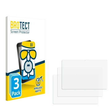 Front side of a product packaging with the brand logo BROTECT. Next to it is the corresponding screen protector.