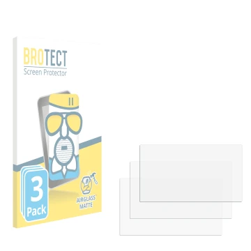 Front side of a product packaging with the brand logo BROTECT. Next to it is the corresponding screen protector.