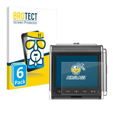 Front side of a product packaging with the brand logo BROTECT. Next to it is the device Hasselblad CFV II-2 50C 907X shown wit