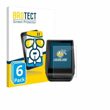 Front side of a product packaging with the brand logo BROTECT. Next to it is the device Bosch Nyon 2020 shown with the corresp