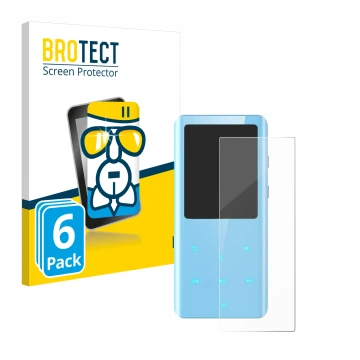 Front side of a product packaging with the brand logo BROTECT. Next to it is the device AGPtek A19X shown with the correspondi