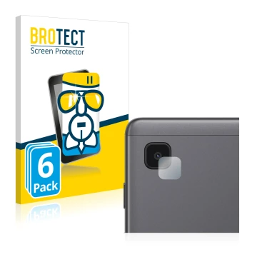 Front side of a product packaging with the brand logo BROTECT. Next to it is the device Samsung Galaxy Tab A7 Lite Wi-Fi 2021 