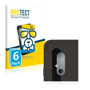 Front side of a product packaging with the brand logo BROTECT. Next to it is the device Samsung Galaxy Tab S8 Plus WiFi (ONLY 