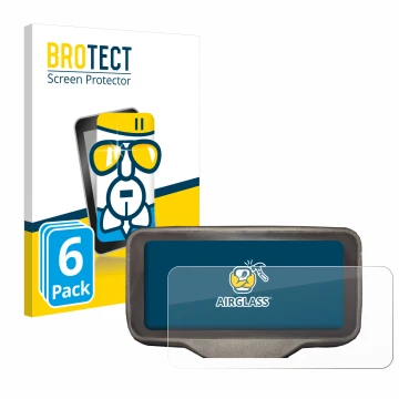 Front side of a product packaging with the brand logo BROTECT. Next to it is the device Horwin SK3 shown with the correspondin