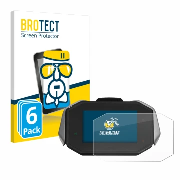 Front side of a product packaging with the brand logo BROTECT. Next to it is the device MV Agusta Dragster RC TFT shown with t