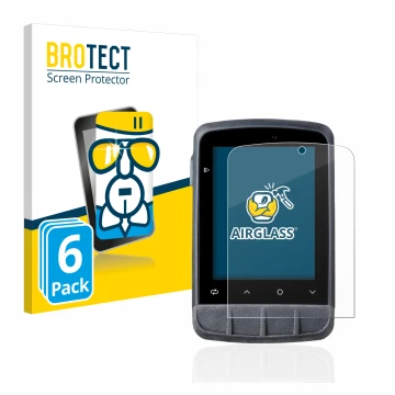 Front side of a product packaging with the brand logo BROTECT. Next to it is the device Giant Dash L200 shown with the corresp