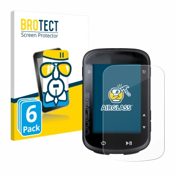 Front side of a product packaging with the brand logo BROTECT. Next to it is the device igpsport BSC200 shown with the corresp