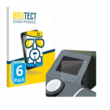 Front side of a product packaging with the brand logo BROTECT. Next to it is the device Motocaddy M7 Remote Electric Trolley s