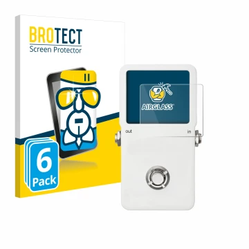 Front side of a product packaging with the brand logo BROTECT. Next to it is the device TC Electronic POLYTUNE shown with the 