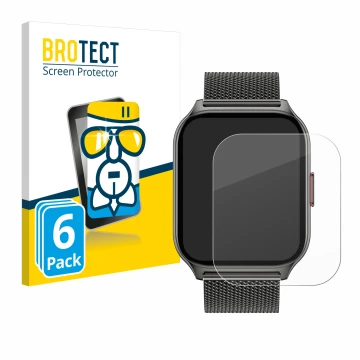Front side of a product packaging with the brand logo BROTECT. Next to it is the device Popglory P95 2